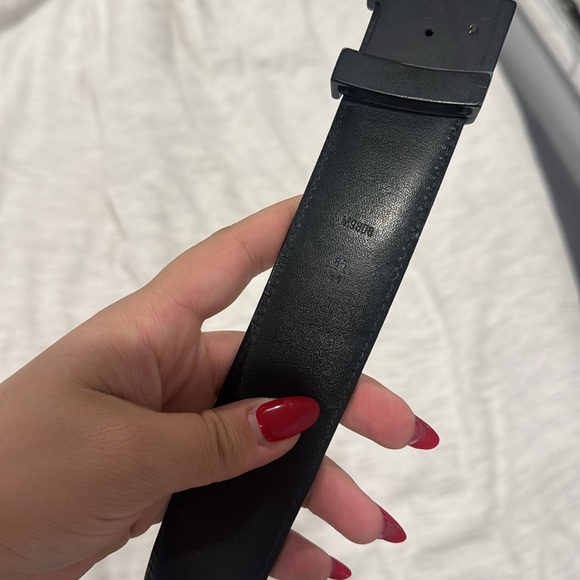 Louis Vuitton Damier Print Logo Men’s Belt *100% Authentic* - Picture 7 of 8